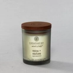 Glass Jar Candle Relax + Restore - Mind & Body By Chesapeake Bay Candle 14 Glass Jar Candle Relax + Restore - Mind & Body By Chesapeake Bay Candle -Adesso Store GUEST 38758a4e 66f2 4744 baff edf5ee520b0a