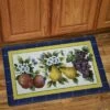 GoodGram Fruity Tiles Memory Vine Fruits Foam Anti-Fatigue Kitchen Floor Mat - 30 In. W X 18 In. L