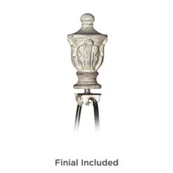 360 Lighting Vintage Chic Floor Lamp 60" Tall French Country Antique White Washed Cream Bell Shade For Living Room Reading Bedroom Office -Adesso Store GUEST 3df8c41f a454 4099 b7c1 bdf3e4ceded7