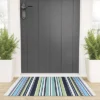 Sheila Wenzel-Ganny Lavender Mint Blue Stripes Looped Vinyl Welcome Mat - Society6 -Adesso Store GUEST 4063def3 0d8e 4825 af95 5cbd7551a19f