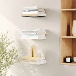 Set Of 3 Conceal Floating Small Shelves - Umbra -Adesso Store GUEST 40da9039 0ce7 46d5 8617 03dd74691e5f