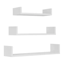 3pc Aalto U-Shaped Floating Wall Shelf Set - Danya B. -Adesso Store GUEST 419e3747 6932 402b 8e75 a18d9a803e38