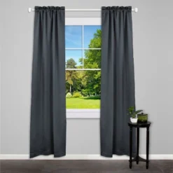 Kenney Fast Fit Easy Install Shania 3/4" Decorative Window Curtain Rod, 42-120", Brushed Nickel -Adesso Store GUEST 41ae3b28 f437 471a aa31 851e8d940b67