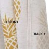 Trinity Pineapple Print Linen Blend Kitchen Tier Curtains For Bathroom Small Half Window Cafe -Adesso Store GUEST 41e4ff94 d431 44f5 ae18 b34fa591a664