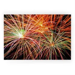 Shannon Clark Fireworks Welcome Mat - Society6 -Adesso Store GUEST 42550695 2992 4411 adc4 dc91311df9c2