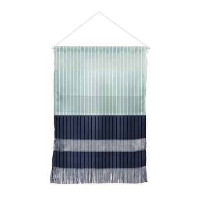 Color Poems Color Block Lines XI Fiber Wall Hanging - Deny Designs 4 Color Poems Color Block Lines XI Fiber Wall Hanging - Deny Designs - Image 2