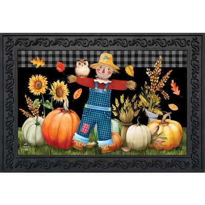 Briarwood Lane Friendly Scarecrow Autumn Doormat Pumpkins Owl Fal 3 Briarwood Lane Friendly Scarecrow Autumn Doormat Pumpkins Owl Fal