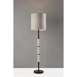 Vanessa Floor Lamp With Textured Ceramic - Adesso -Adesso Store GUEST 460cd23e a19d 401d ae99 4dbc005d71cb