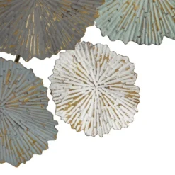 LuxenHome 48-Inch Multi-Color Metal Flowers Modern Wall Decor -Adesso Store GUEST 48c8e9ce a530 451f b888 6491f0e7471d