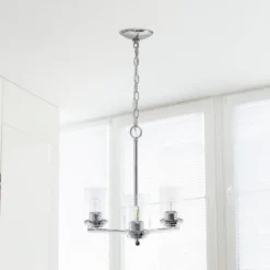 3-Light 15" Classic Contemporary Clear Glass/Metal Hanging Pendant Chandelier - Lalia Home 18 3-Light 15" Classic Contemporary Clear Glass/Metal Hanging Pendant Chandelier - Lalia Home -Adesso Store GUEST 49a7d3fd ba12 4bdb 94d0 b161e9b3050f
