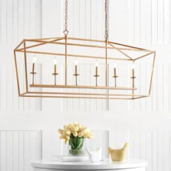 49" LED Metal Pagoda Linear Lantern Pendant - Jonathan Y 9 49" LED Metal Pagoda Linear Lantern Pendant - Jonathan Y -Adesso Store GUEST 4a4608b7 4dca 4a50 b5b4 441100aafdf1