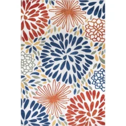 NuLOOM McEwen Bohemian Floral Machine Washable Area Rug -Adesso Store GUEST 4a975611 a28d 4e52 9c03 3be19ae5d948