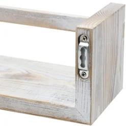 Sorbus Rustic Wooden Floating Shelves Set Of 2 Gray -Adesso Store GUEST 4b841d0a 86e6 4578 991d 39aed534e215