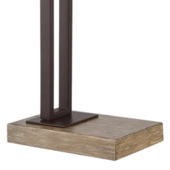 Franklin Iron Works Maricopa Rustic Farmhouse Desk Lamp 21 1/4" High Bronze Metal With USB And AC Power Outlet Mica Shade For Bedroom Living Room Home -Adesso Store GUEST 4e1211ea ac0c 483b 8fa2 e18826e78621