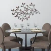 Stratton Home Decor Blowing Leaves Contemporary Modern Decorative Wall Art Set
