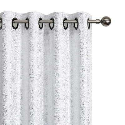 Kate Aurora 2 Pack Glam Metallic Sparkle Thermal Light Filtering Grommet Top Curtains 11 Kate Aurora 2 Pack Glam Metallic Sparkle Thermal Light Filtering Grommet Top Curtains - Image 9