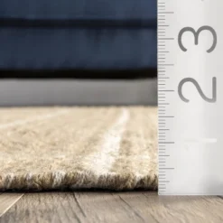 NuLOOM Ella Hand Woven Jute Farmhouse Checkered Flatweave Area Rug -Adesso Store GUEST 539e0ce0 fc8d 4dfe bf03 f35cee2db3d3