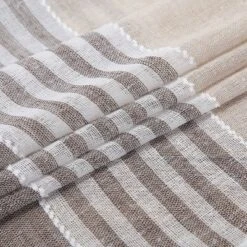 Trinity Farmhouse Striped Voile Semi Sheer Curtains -Adesso Store GUEST 53a5da7b 706d 4340 95ae 0e0b7f4fc181