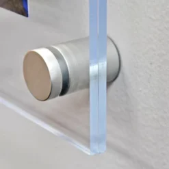 Azar Displays Floating Acrylic Wall Frame With Silver Stand Off Caps: 8.5" X 5.5" Graphic Size, Overall Frame Size: 12.5" X 9.5" -Adesso Store GUEST 56e05056 0eab 40bc b9c2 12dd9c954649