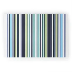 Sheila Wenzel-Ganny Lavender Mint Blue Stripes Looped Vinyl Welcome Mat - Society6 -Adesso Store GUEST 56e0f66c ae6e 4954 ae8e f92fd8cb9559