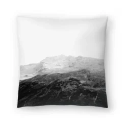 Black White Mountain Landscape By Tanya Shumkina Throw Pillow - Americanflat -Adesso Store GUEST 5b02a71f 94fe 4c1b a286 5ee37a6e6fb9