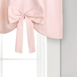 18"x52" Melody Bow Valance Blush - Lush Décor -Adesso Store GUEST 5bb30790 af14 446b 9c3d 363e5c0ddd03