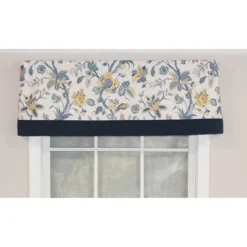 Gianna Banded 3in Rod Pocket Contrast Bottom Banding Valance 50in X 16in By RLF Home 11 Gianna Banded 3in Rod Pocket Contrast Bottom Banding Valance 50in X 16in By RLF Home -Adesso Store GUEST 5d7182a7 b5ac 48eb 8fa6 d6c4c817714e