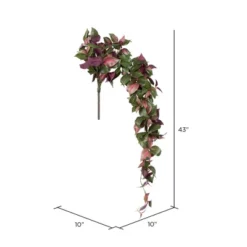 Vickerman Artificial Green And Red Wandering Jew Hanging Bush -Adesso Store GUEST 5ee1a7fc 6a17 4285 aa8d 33e039e45cf4