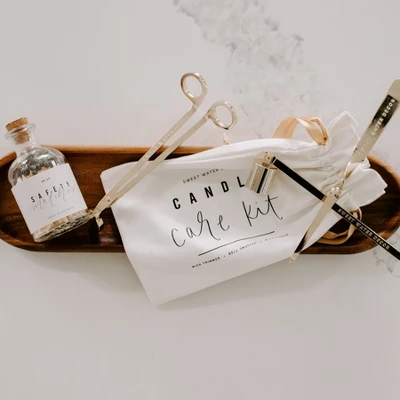 Sweet Water Decor Gold Candle Care Kit - 3pc - Snuffer, Scissors, Wick Dipper 7 Sweet Water Decor Gold Candle Care Kit - 3pc - Snuffer, Scissors, Wick Dipper - Image 5