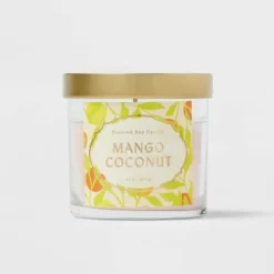 Glass Jar Mango Coconut Candle - Opalhouse™ -Adesso Store GUEST 5fde4c7c e49f 4dd8 9155 a3e0346ab1da