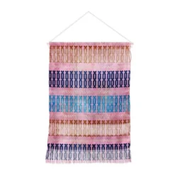 Schatzi Brown Mila Stripe Multi Wall Hanging Portrait Pink - Deny Designs -Adesso Store GUEST 62a4a202 fb8f 4366 a393 0d81fc5951c3