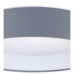 16" LED 1-Light Palomaro Glass Pendant White Charcoal Gray - EGLO -Adesso Store GUEST 6407b650 5bb8 4445 944c a79cc0e6ed4f