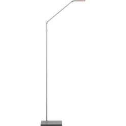 Possini Euro Design Bentley Modern Task Floor Lamp 61" Tall Silver LED Touch On Off Adjustable Head For Living Room Reading Bedroom Office House Home -Adesso Store GUEST 6486724c 5952 43a9 987b 7df79231c920