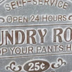 Metal Sign Laundry Room Wall Decor Gray - Olivia & May 19 Metal Sign Laundry Room Wall Decor Gray - Olivia & May -Adesso Store GUEST 64b8caeb 04f7 4840 a756 e0d34712408b