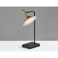 Lucas Desk Lamp (Includes LED Light Bulb) Black - Adesso -Adesso Store GUEST 64ed6920 18f4 4697 a756 75777176344d
