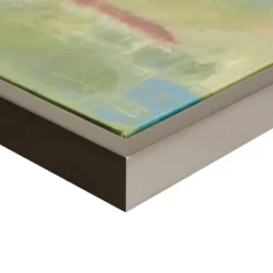 40.5" X 30.5" Morning Fields Green Hand Embellished Framed Canvas Blue -Adesso Store GUEST 6500b6a9 9fb0 48c5 814a ee6fb4fbe1a1