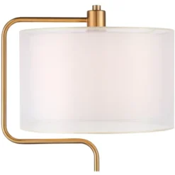 Possini Euro Design Carlyle Gold Black USB Desk Lamps Set Of 2 With Smart Socket -Adesso Store GUEST 660d6520 6604 4f20 9f83 1d5a15698403