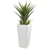 Nearly Natural 40” Spiky Agave Artificial Plant In White Planter -Adesso Store GUEST 6ae32e5a b3eb 4c1d 8661 80e8c4b76643