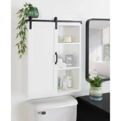 22" X 28" Skylan Decorative Farmhouse Wall Cabinet White - Kate & Laurel All Things Decor 14 22" X 28" Skylan Decorative Farmhouse Wall Cabinet White - Kate & Laurel All Things Decor -Adesso Store GUEST 6b4cc895 db13 4488 a215 2c5915004221