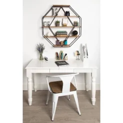 Wall Shelf Octagon Shaped - Kate & Laurel All Things Decor -Adesso Store GUEST 6b869504 c00e 46ad 86ab 44d5181045e3
