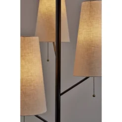 Daniel Floor Lamp Black - Adesso -Adesso Store GUEST 6ec83b33 1f3c 4070 9126 55a48de6f6ce