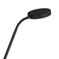 360 Lighting Taylor Modern Torchiere Floor Lamp With Side Light 72" Tall Satin Black LED Adjustable For Living Room Reading Bedroom Office House Home -Adesso Store GUEST 6f21373a d8c6 487e 9899 51cfaeadedc3