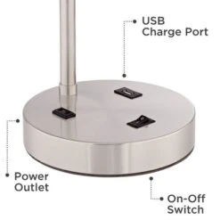 360 Lighting Colby Nickel USB Desk Lamps Set Of 2 With Smart Socket 13 360 Lighting Colby Nickel USB Desk Lamps Set Of 2 With Smart Socket -Adesso Store GUEST 7189f8b2 ba25 41fb be57 d087e366bfc9