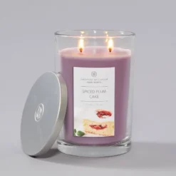 19oz Jar Candle Spiced Plum Cake Home Scents - Chesapeake Bay Candle -Adesso Store GUEST 723a6698 b8d2 4bdf 9af6 ab41941510eb