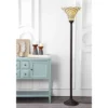 70" White Tiffany Torchiere Floor Lamp (Includes LED Light Bulb) Bronze - JONATHAN Y -Adesso Store GUEST 734aefe2 b4d5 4df1 83cf 27bcbea9e3fb