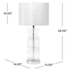 NuLOOM Catania 28" Glass Table Lamp -Adesso Store GUEST 75d9cba0 d403 4b6f b4e7 d4660615a9a9