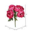 Vickerman 20" Artificial Peony Bunch