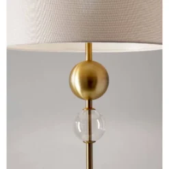 Chloe Floor Lamp Antique Brass - Adesso -Adesso Store GUEST 772a324f dcf4 492c ab45 132f6e1786da