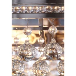 Vienna Full Spectrum Wohlfurst Brushed Nickel Pendant Chandelier 20 1/4" Wide Clear Crystal 5-Light Fixture For Dining Room House Foyer Kitchen Island -Adesso Store GUEST 78497437 6ff0 4e57 b0ef 49a78ef04d61