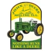 Collections Etc John Deere Nothing Runs Like A Deer Embossed Metal Sign -Adesso Store GUEST 7892fcc1 64c1 4249 80e5 c0b2a6d9586d